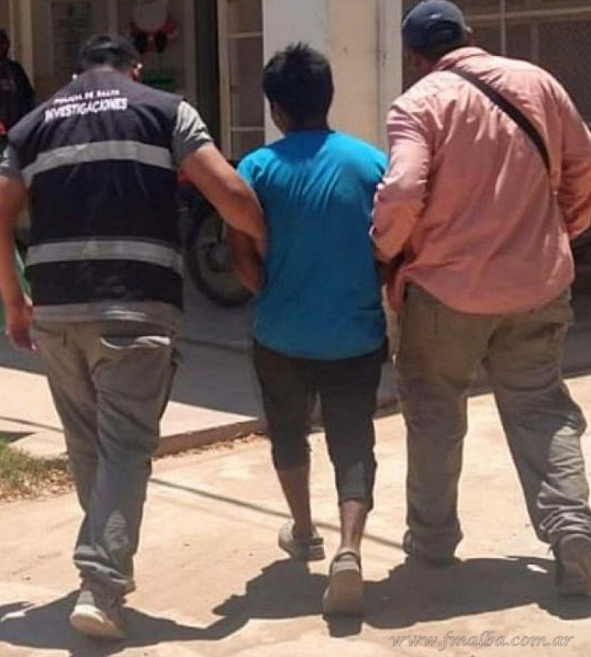 El menor detenido