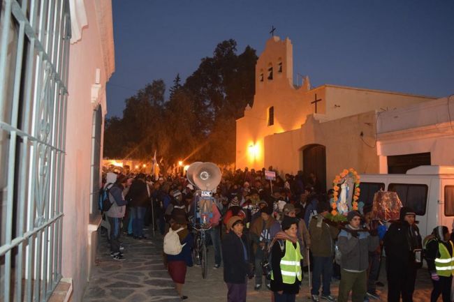 Partida desde la Iglesia San José de Cachi