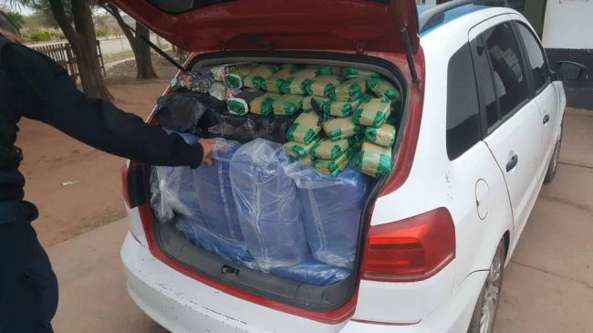 Contrabando de hojas de coca