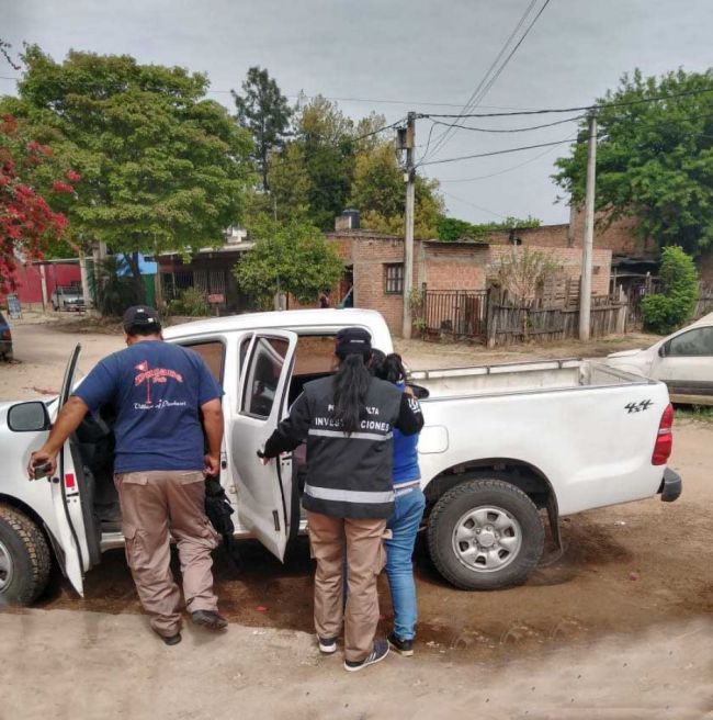 El momento de la detención