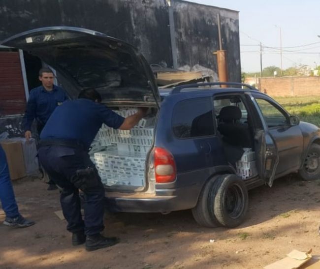 El cargamento de cigarrillos