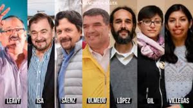 Algunos de los precandidatos a gobernador