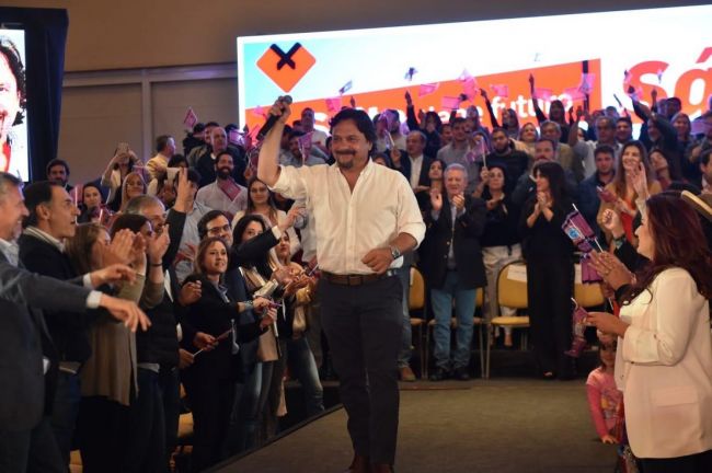 Cierre de campaña de Gustavo Saénz en Capital