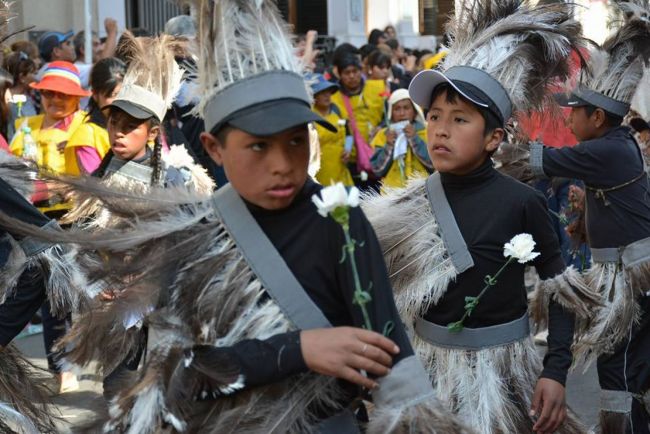 Peregrinos de la Puna a su llegada a Salta Crédito: Fabiana García