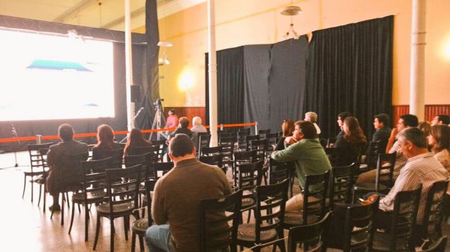 La sala casi vacía Crédito: Matías Posadas