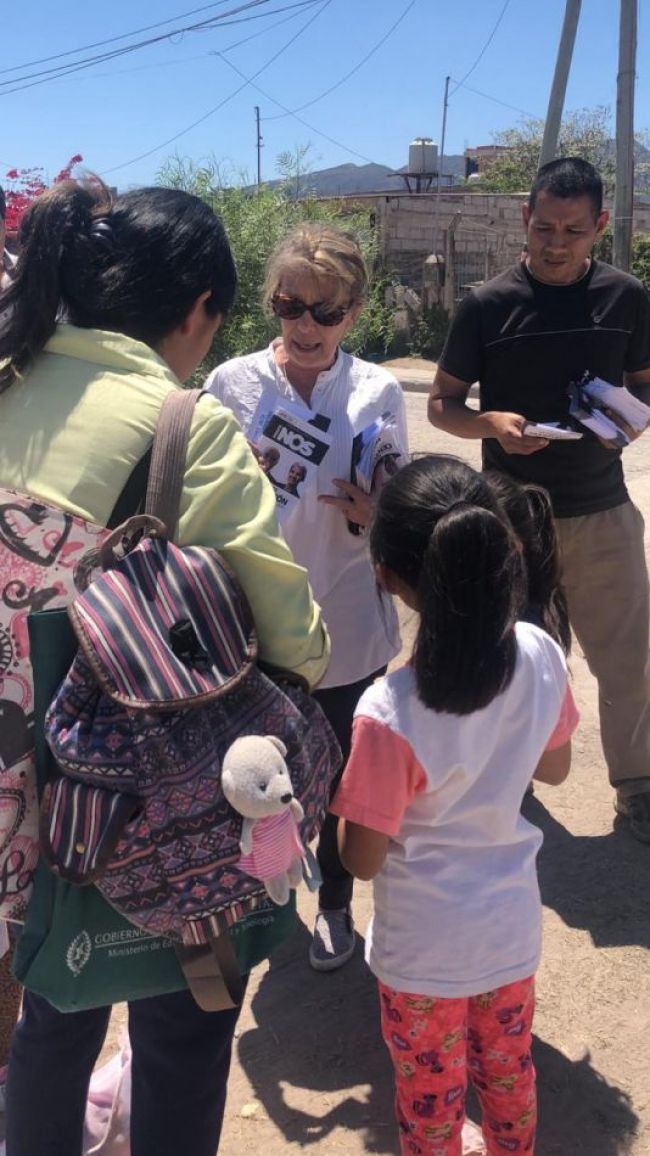 Nos en campaña en Salta