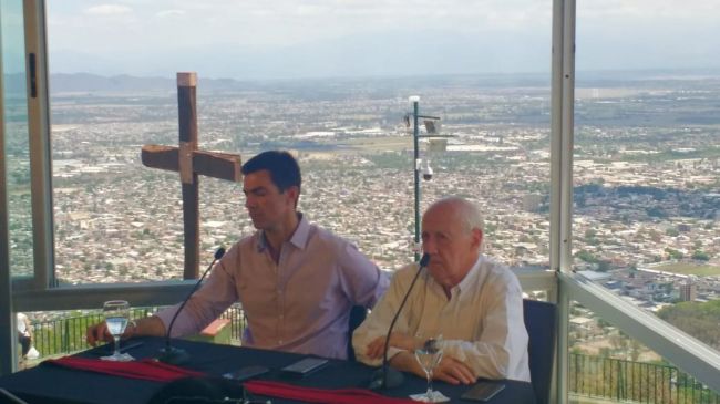 Conferencia de prensa de Urtubey y Lavagna