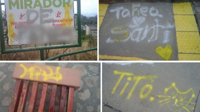 Obras vandalizadas