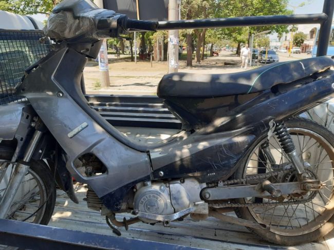 La moto sustraída
