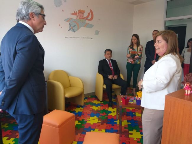 Sala de audiencias para menores