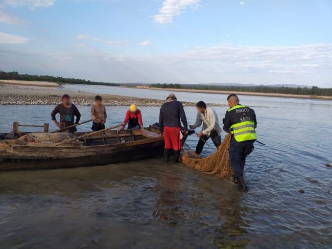 Pesca furtiva en el Bermejo