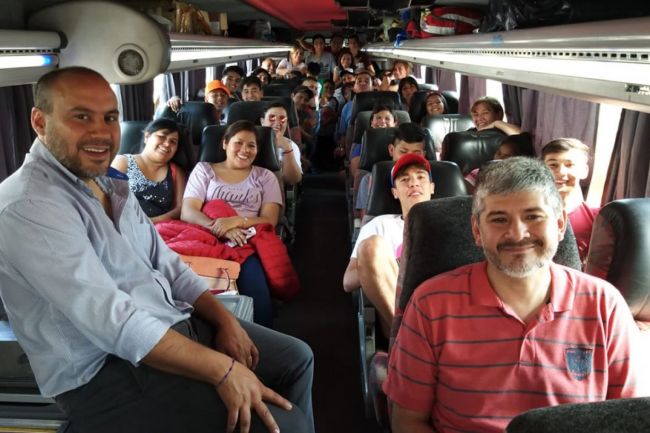 Delegación salteña