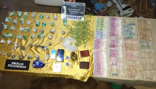 La droga secuestrada
