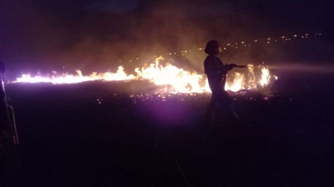 Incendio de pastizales