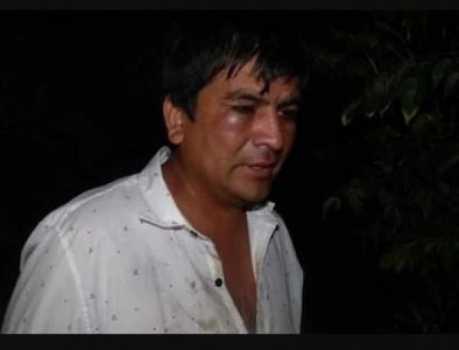 El candidato agredido