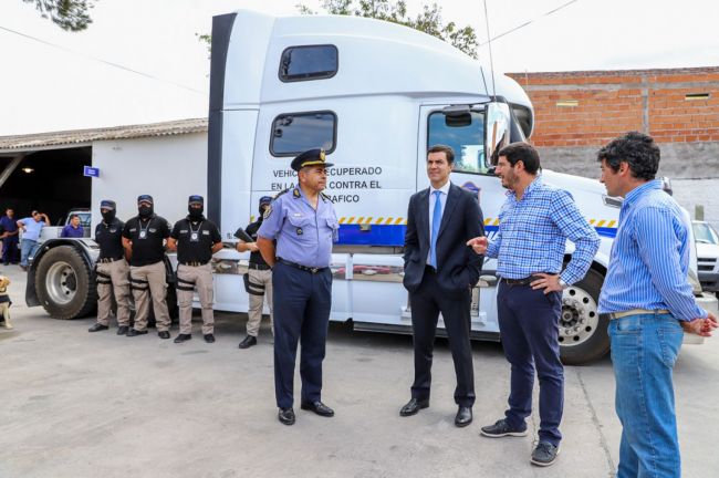 Vehículos al servicio de la Policía de Salta