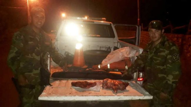 Policía rural controlando rutas