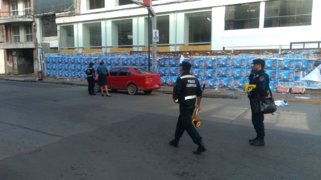 Enfrentamiento de pegatineros