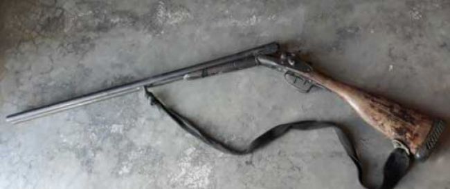 La escopeta requisada