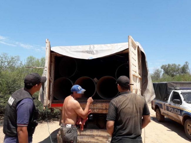 Se robaban los caños del gasoducto
