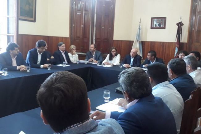 Reunión con senadores