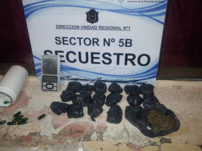 La droga secuestrada