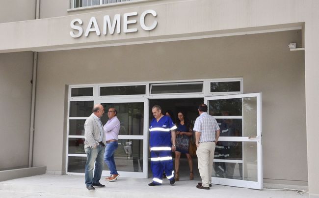 Recorrida por la obra del SAMEC