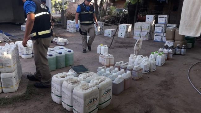 Robo de agroquímicos