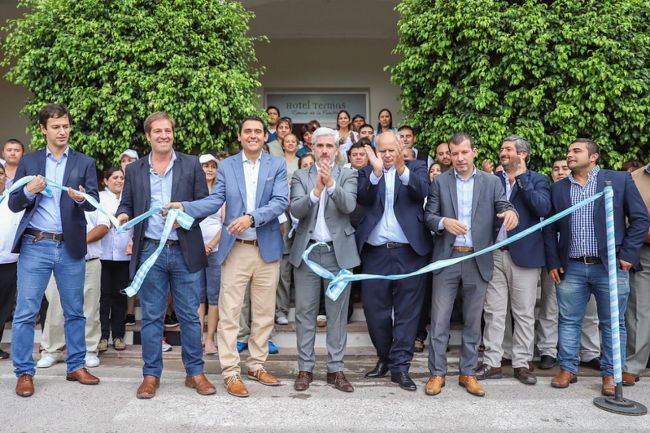 Inauguración de obras en el Hotel Termas