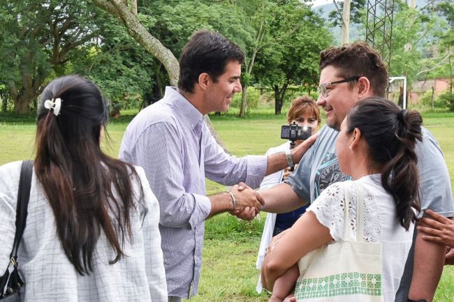 Inauguración de obras en Salvador Mazza