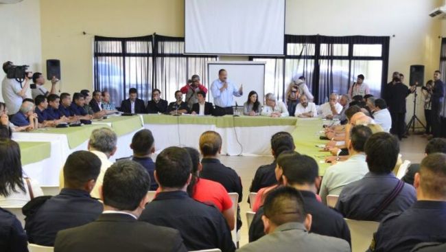 Reunión por problemática de seguridad