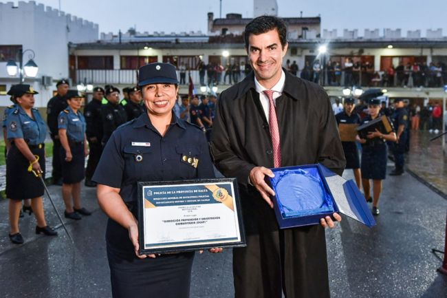 Acto en la Central de Policía
