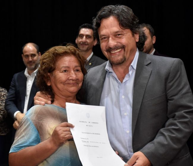 Entrega de escrituras