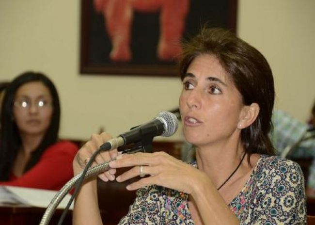 La concejal Socorro Villamayor