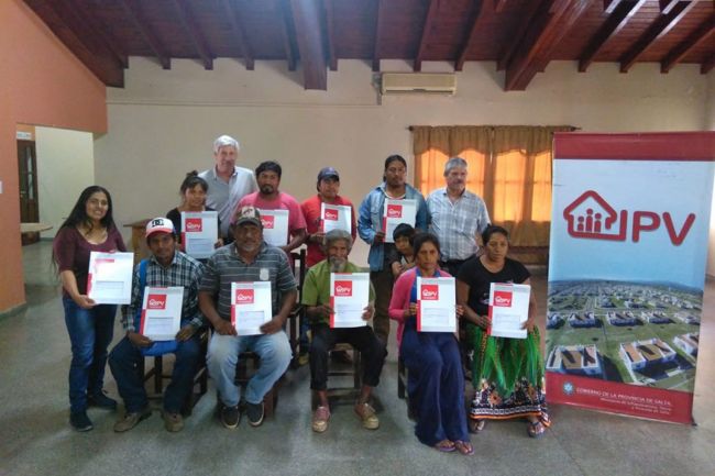 Entrega en Ballivián