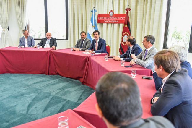 Reunión del gabinete provincial