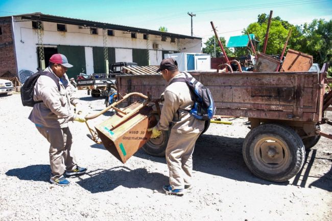 Relevamiento y limpieza en espacios municipales