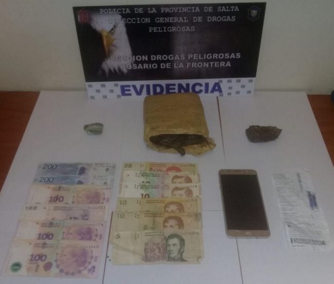 Droga y dinero secuestrados