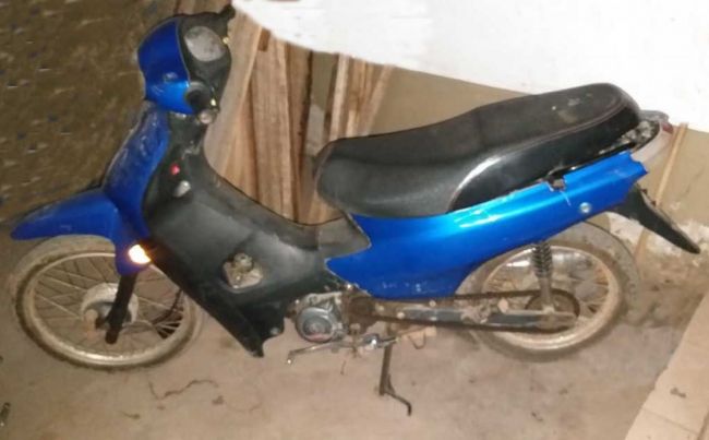 Una de las motos recuperadas