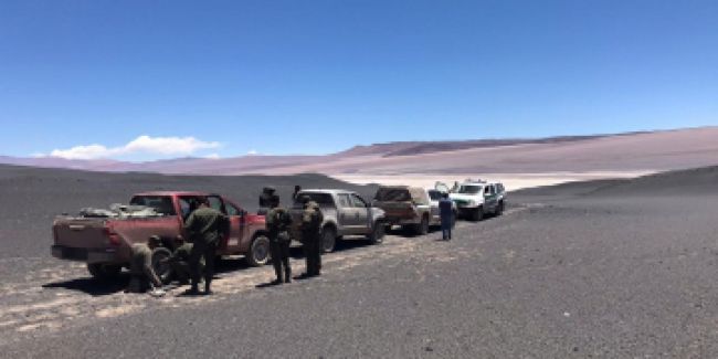 Operativo en La Puna