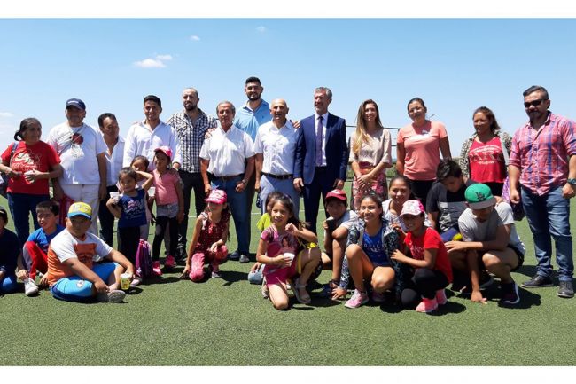 Acto en el Parque Bicentenario