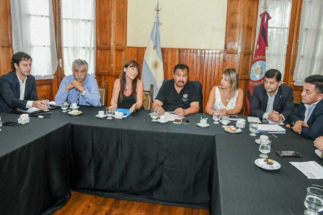 Reunión con senadores