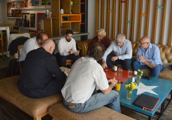 Encuentro con el sector privado