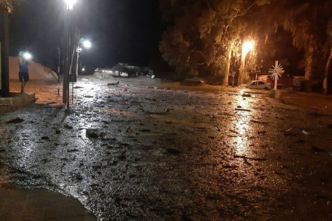 El Río Chuscha ingresó a Cafayate