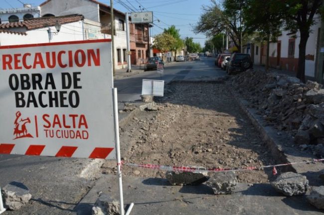 Obras de bacheo
