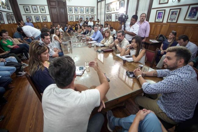 Diputados con referentes de Pymes