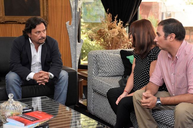 Sáenz con la ONG FUSAMEN