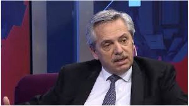 El presidente Alberto Fernández