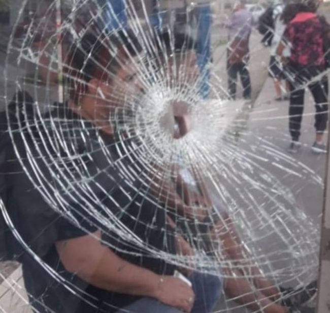 Vandalismo contra bienes de SAETA