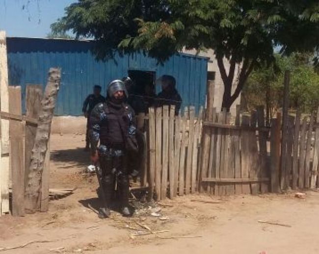 Protesta en comunidad Sarmiento   Crédito: Victor Cortéz